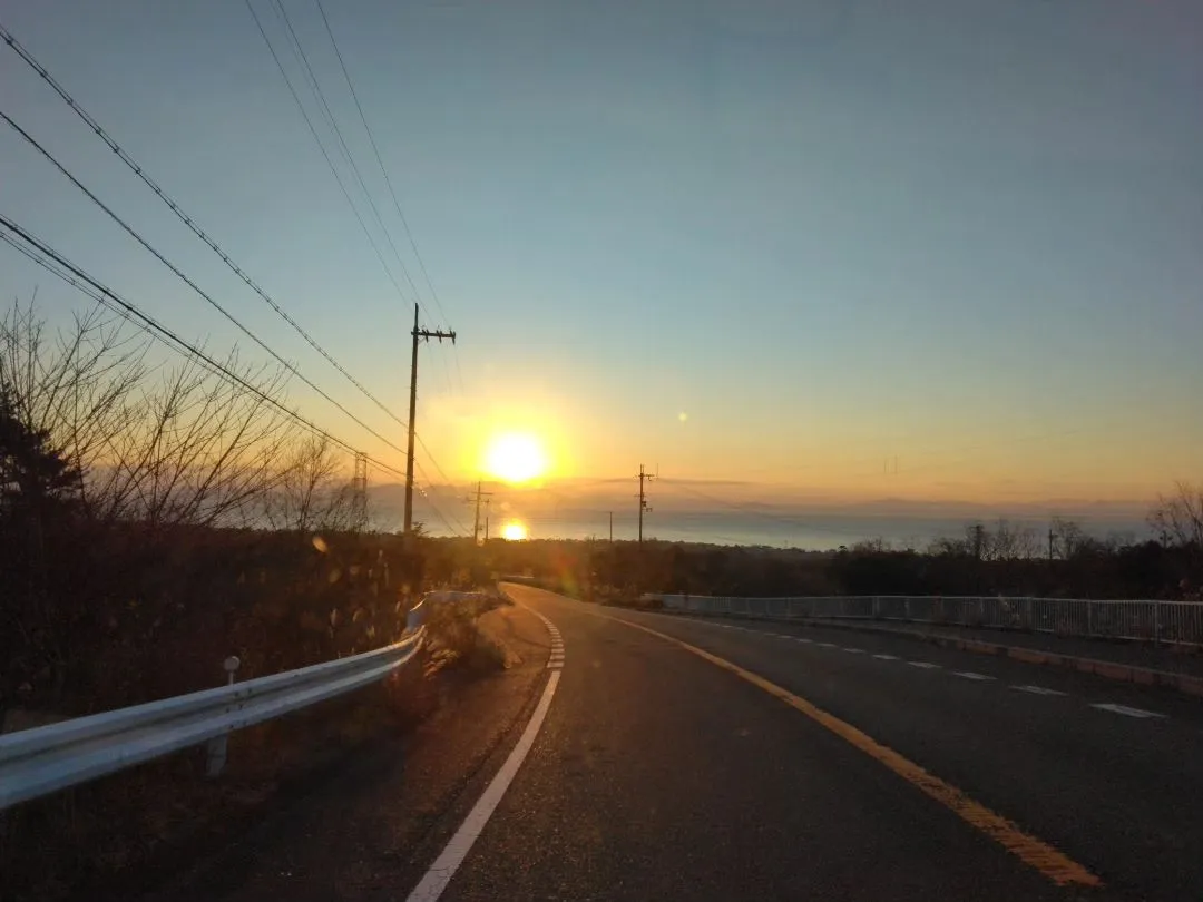 琵琶湖の日の出🌅