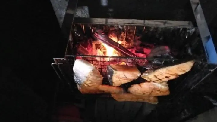 炭焼きグリルで、秋の夜長を…満喫